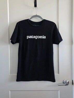 Black Patagonia Organic Cotton T-Shirt
